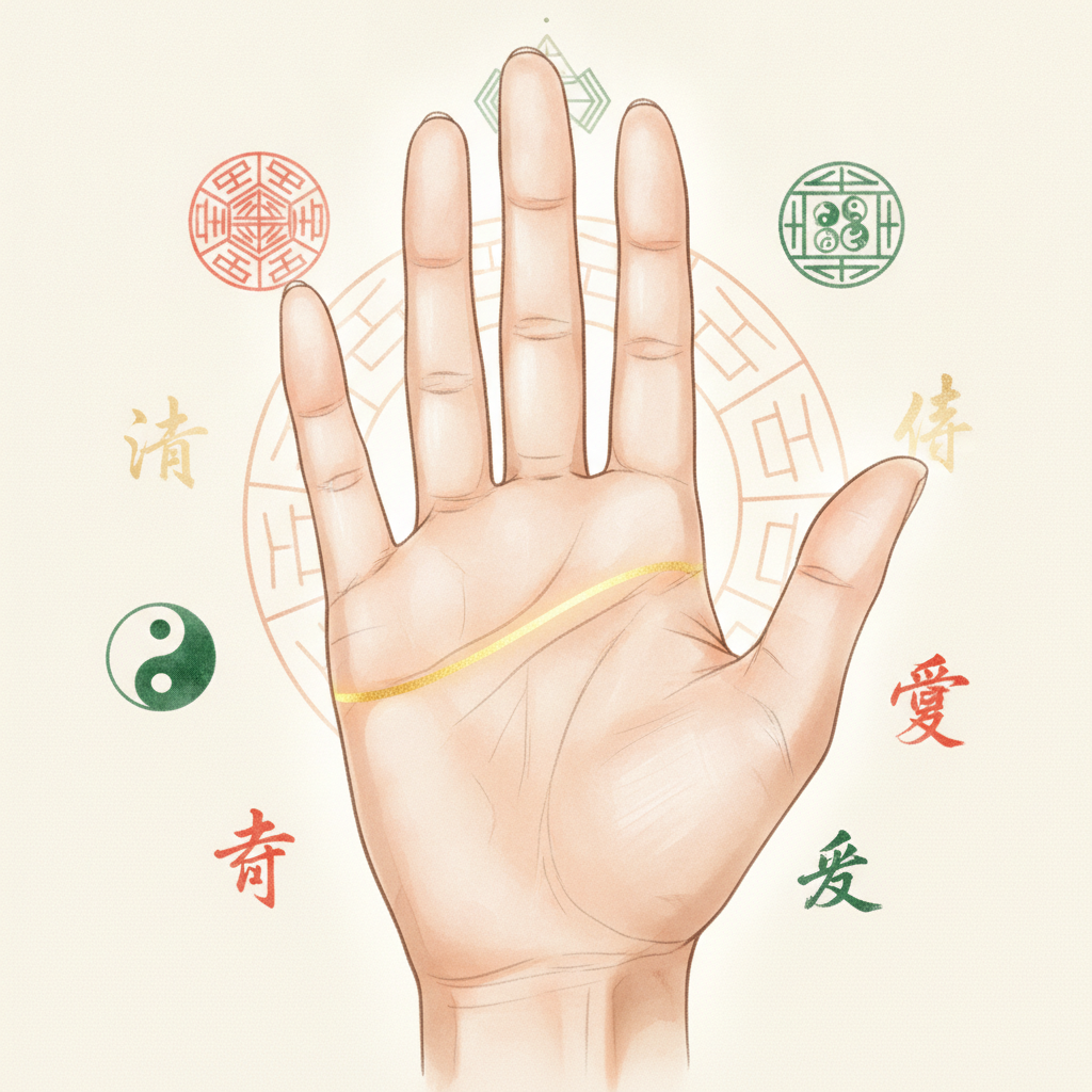 手相感情線解析:看你的愛情運勢